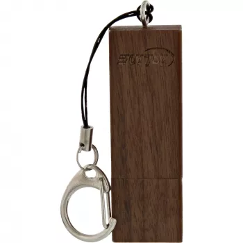 InLine USB 3.0 zibatmiņa, valrieksta koka apdare, ar atslēgu piekariņu, 128 GB