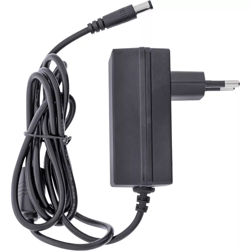 InLine USB 3.2 Gen.1 7 portu centrmezgls alumīnija korpusā ar 2,5A barošanas bloku, melns