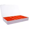 InLine mazo detaļu kaste, 9 nodalījumi, 290x185x45mm, oranža