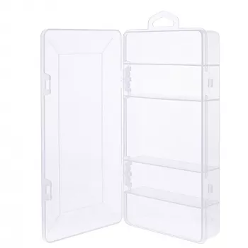 InLine mazo detaļu kastīte, 5 nodalījumi, 206x107x33mm, caurspīdīga