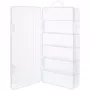 InLine mazo detaļu kārba, 6 nodalījumi, 206x107x33mm, caurspīdīga
