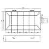 InLine mazo detaļu kārba, 6 nodalījumi, 206x107x33mm, caurspīdīga