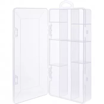 InLine Small Components Box 10 nodalījumi 206x107x33mm, caurspīdīga