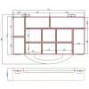 InLine Small Components Box, 11 compartments, 271x186x40mm, oranža