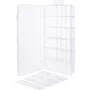 InLine Small Components Box, 18 nodalījumi, 207x110x27mm, caurspīdīga