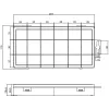InLine Small Components Box, 18 nodalījumi, 207x110x27mm, caurspīdīga