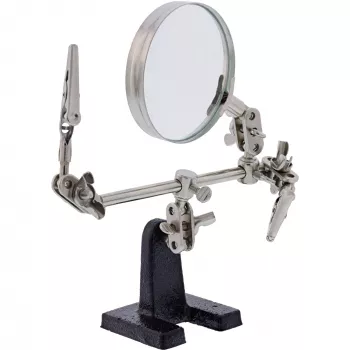 Turētājs ar palielināmo stiklu InLine 43046I Universal Melns Chrome