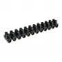 Skrūvspaiļu bloks InLine 12 portu 6 mm², 400 V, melns — 10 gab. iepakojumā