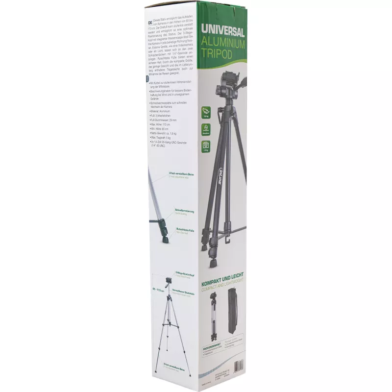 InLine Professional viegls statīvs melns 5 kg ietilpība 173 cm augstums