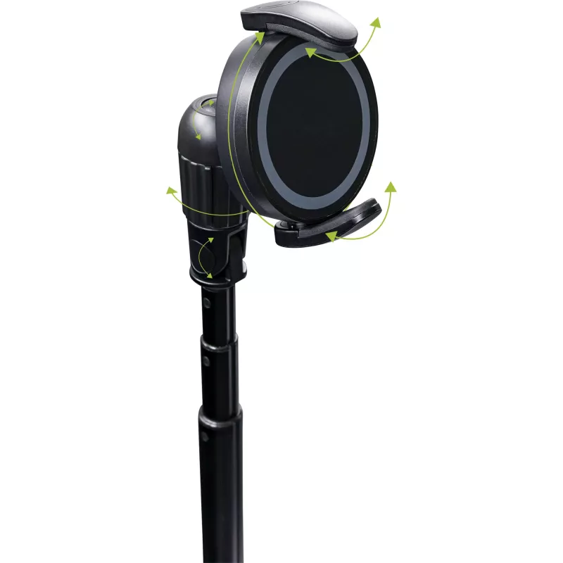 Selfie nūja statīvs InLine 48091 ar Bluetooth tālvadību — izbīdāms viedtālruņa turētājs