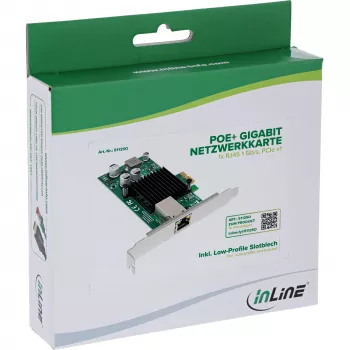 InLine 51125O iekšējā Ethernet tīkla karte 1000 Mbit/s PCI Express