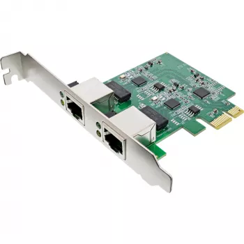 InLine Dual Gigabit tīkla karte, 1x RJ45 2.5Gb/s, PCIe x1, iekļauts LP kronšteins