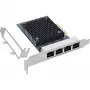 InLine Quad Gigabit tīkla karte, 4x RJ45 2.5Gb/s, PCIe x4, iekļ. LP kronšteins