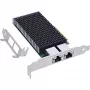 InLine Dual 10-Gigabit tīkla karte, 2x RJ45 10Gb/s, PCIe x8, komplektā LP kronšteins