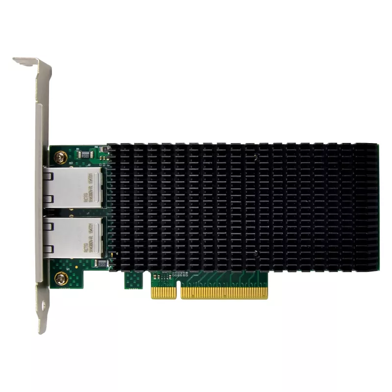 InLine Dual 10-Gigabit tīkla karte, 2x RJ45 10Gb/s, PCIe x8, komplektā LP kronšteins