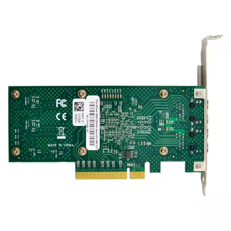 InLine Dual 10-Gigabit tīkla karte, 2x RJ45 10Gb/s, PCIe x8, komplektā LP kronšteins