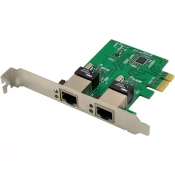 Tīkla karte InLine 51128K Dual Gigabit 2x RJ45 PCIe x1