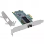 InLine Gigabit tīkla karte, 1x SFP, PCIe x1, iekļauts zema profila kronšteins