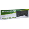 InLine Design galda komplekts, USB 2,4 GHz, maks. 1600 dpi, melns, VĀCU