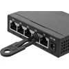 InLine RJ45 pieslēgvietu bloķētājs, startera komplekts ar 10 bloķētājiem un atslēgu, melns
