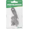 InLine RJ45 pieslēgvietu bloķētājs, startera komplekts ar 10 bloķētājiem un atslēgu, melns
