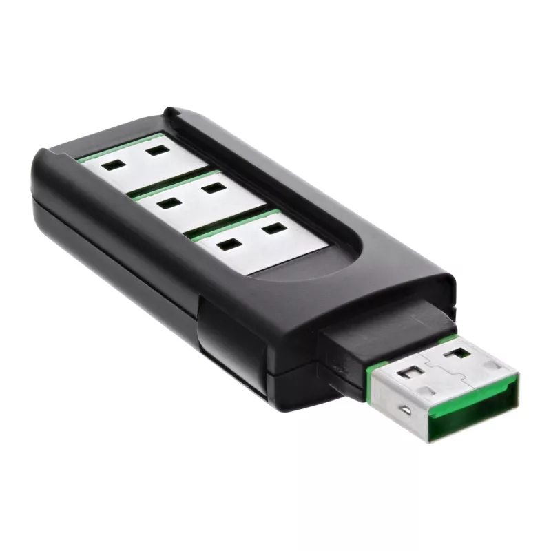 InLine USB portu bloķētājs, 4 portiem