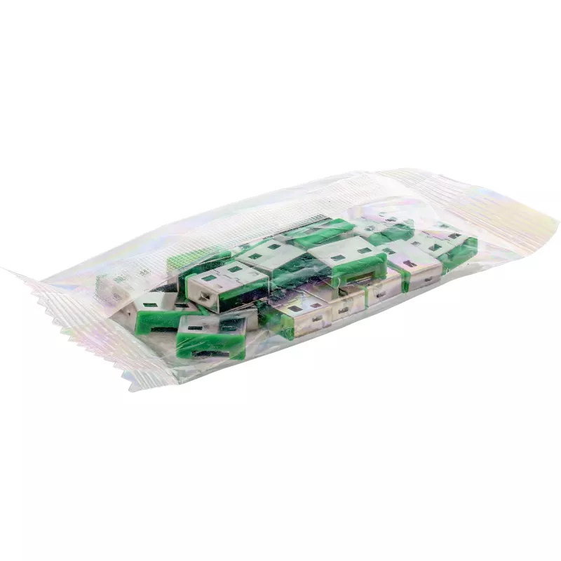 InLine 20 gab. uzpildes komplekts USB Portblocker zaļš 55723N