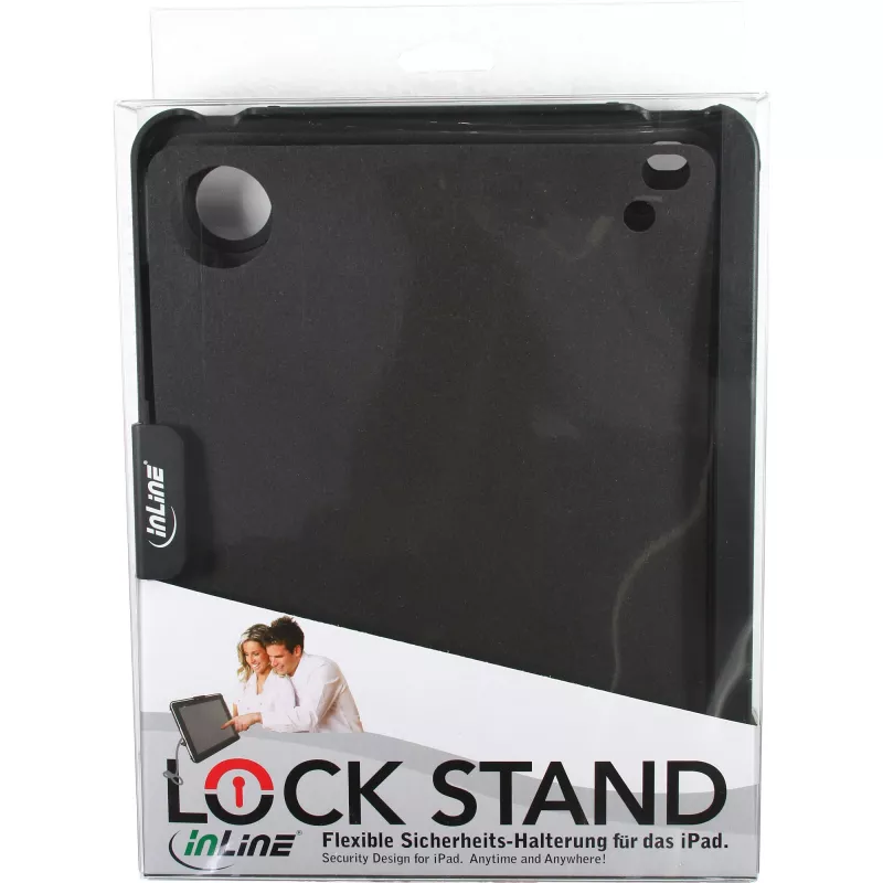 InLine iPad Security Case Statīvs ar Drošības Slēdzeni un Atslēgu 2m