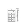 InLine 57161E tastatūra Universāla USB Nē Melna