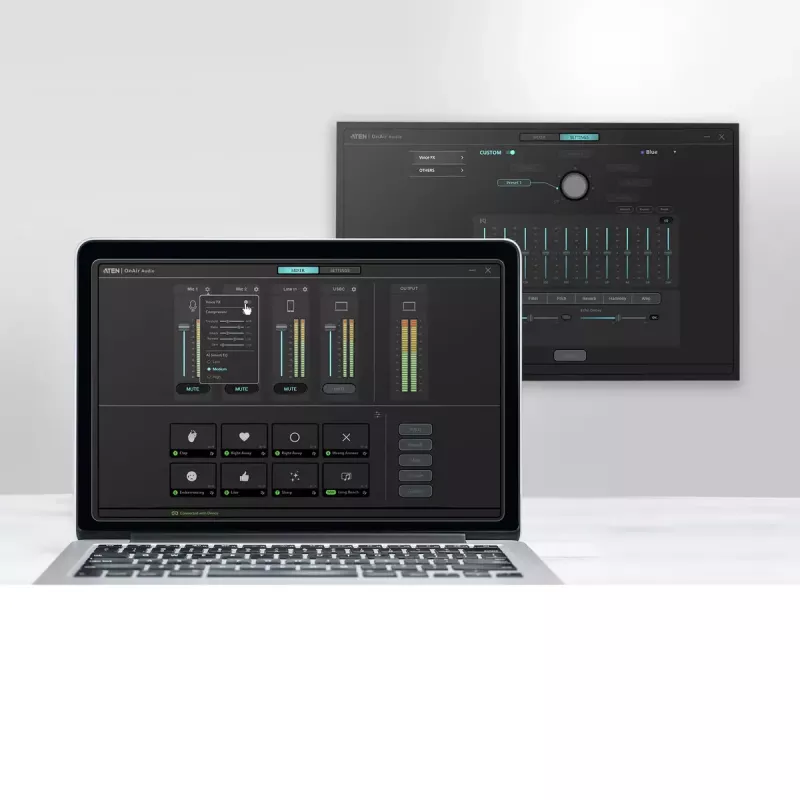 Audio mikseris ATEN MicLIVE 6-CH 6 kanāli 24 biti 96 kHz
