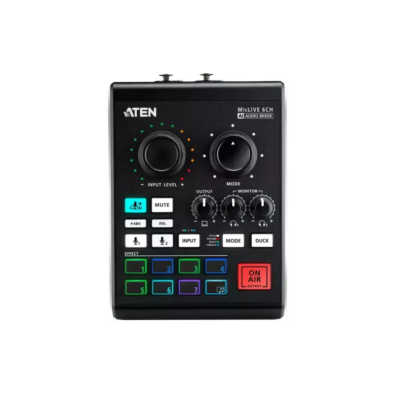 Audio mikseris ATEN MicLIVE 6-CH 6 kanāli 24 biti 96 kHz