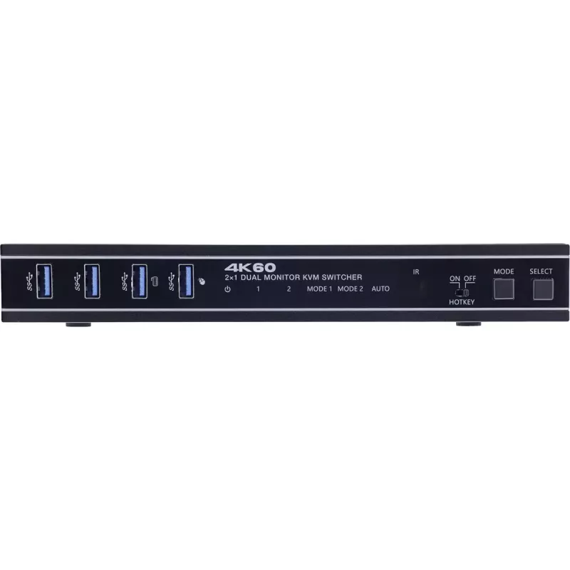 InLine 57885F KVM slēdzis Rack montāžas Melns