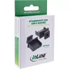 Putekļu vāciņi USB-A ligzdai InLine 59948A melns 50 gab.