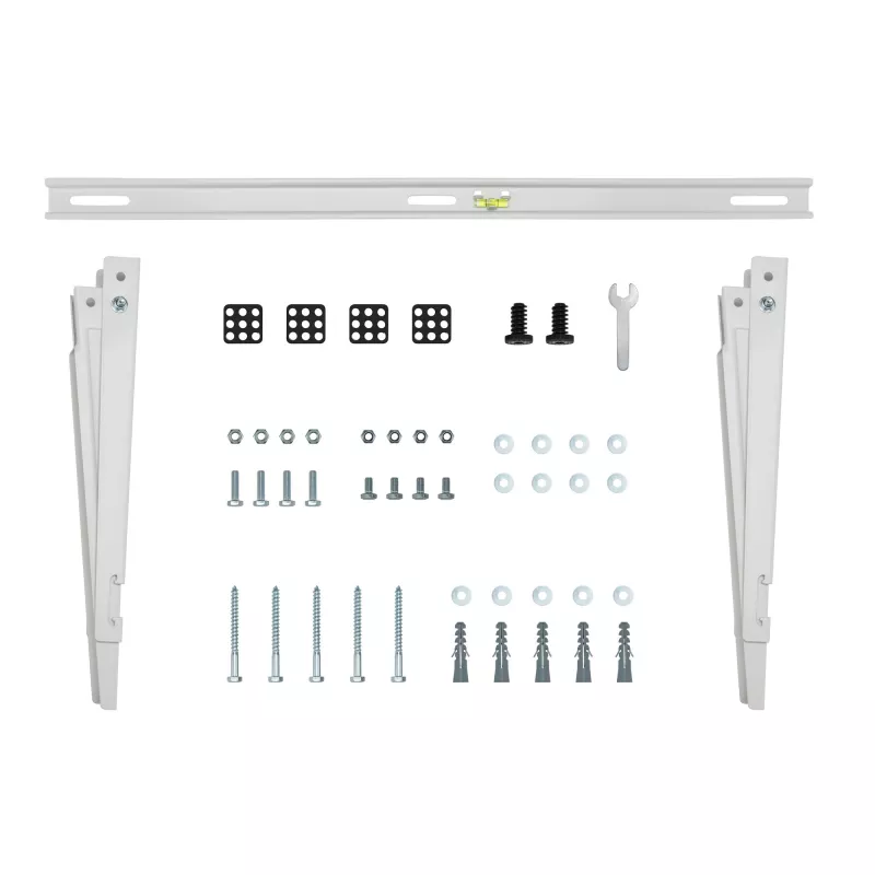 Gaisa kondicionētāja stiprinājuma kronšteins InLine balts 775mm 400mm 365mm