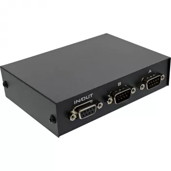 InLine Serial switch manuāls 2-portu RS232 9-pin Sub-D vadu