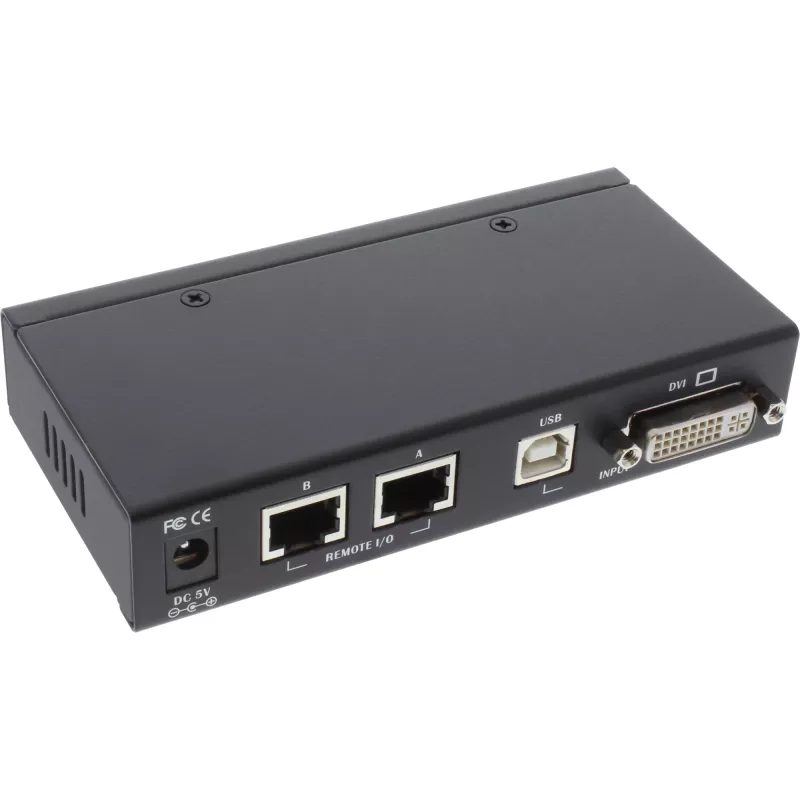 InLine DVI USB KVM paplašinātājs pa TP kabeli ar audio līdz 50 m