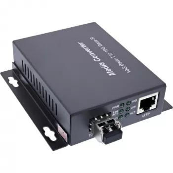 InLine 66659E tīkla mediju pārveidotājs 10000 Mbit/s 850 nm Daudzmodu Melns