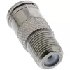 InLine Adapter F-Quick tēviņš SAT uz F mātīte SAT 69923