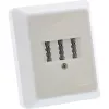 InLine telefona kārba virsapmetuma montāžai TAE-N/F/N (vācu)
