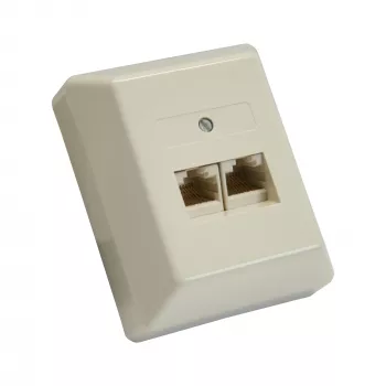 InLine ISDN sienas plāksne 2x RJ45 ligzda 2x 8 Port 69988B