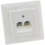 InLine ISDN sienas plāksne 2x RJ45 ligzda 2x 8 porti 69989C