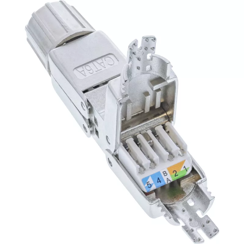 InLine kabeļa savienotājs Cat.6A ekranēts bez instrumentu savienotājs 69992E