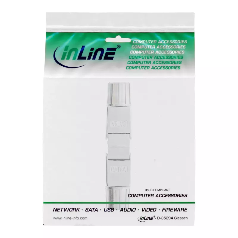 InLine kabeļa savienotājs Cat.6A ekranēts bez instrumentu savienotājs 69992E