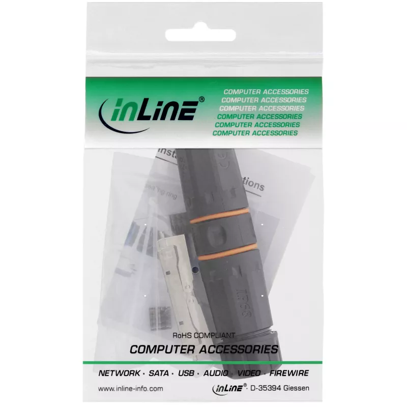 InLine āra savienotājs Cat.6A ūdensizturīgs IP68 69992W
