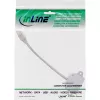 InLine Cat.5e ISDN T-Adapter RJ45 vīrišķais uz 2x RJ45 sievišķo 15cm