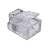 InLine Modular Plug 6P4C RJ11 gofrēšanai uz apaļa kabeļa, 10 gab.