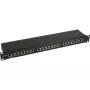 InLine ielāps panelis 19 collas, Cat.5e, 24 porti, 1U, melns, RAL9005