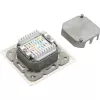InLine Cat.6 savienojuma kārba 2x RJ45 ligzda, RAL9010 balta, horizontāla