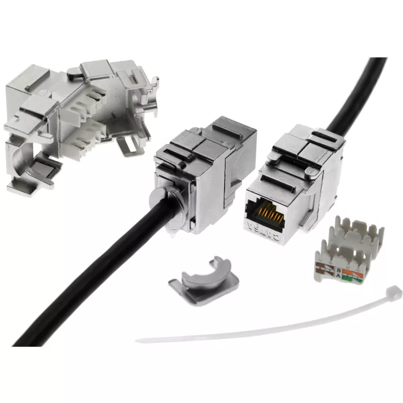 InLine RJ45 Keystone Jack Snap-In modulis Cat.6a 76201A