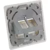 InLine rāmja komplekts 2x RJ45 Bu/LSA ieliktnim, Keystone SNAP-In, RAL9010